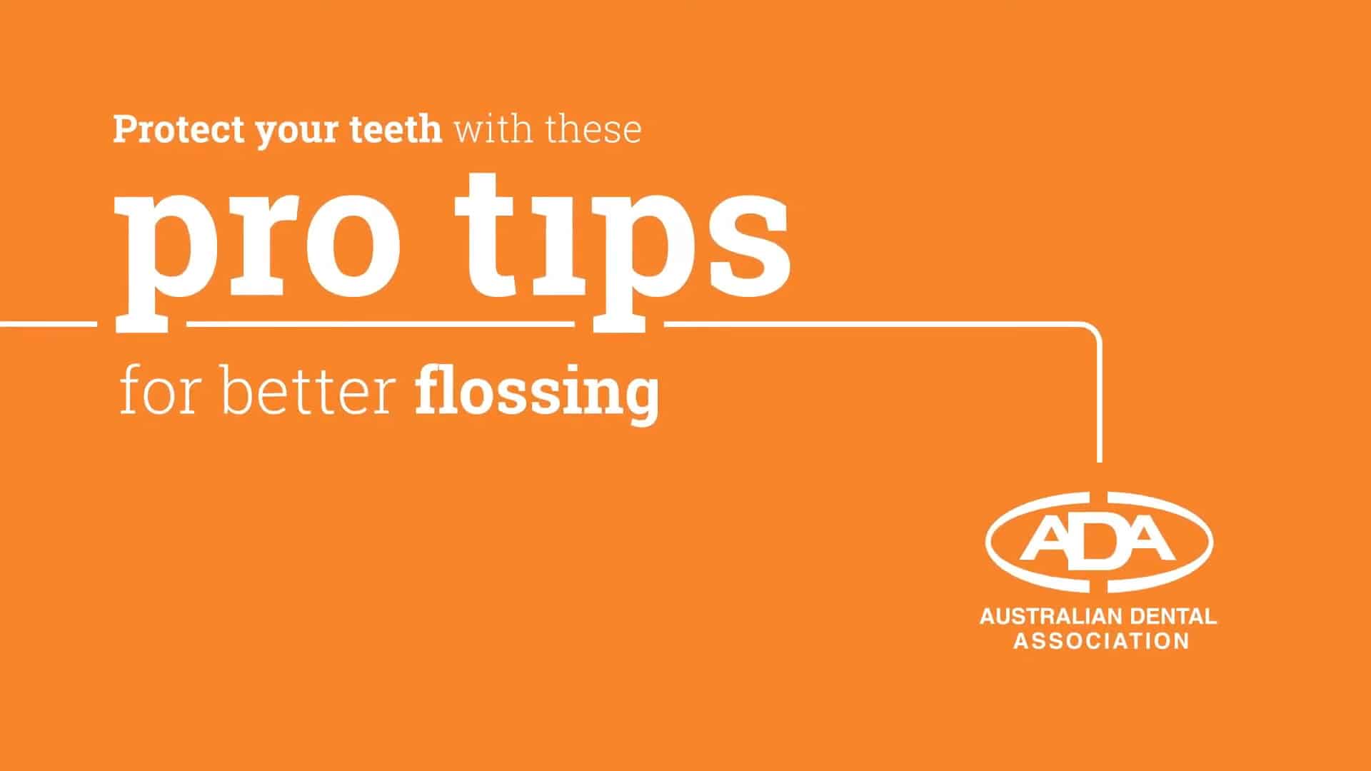 How to floss